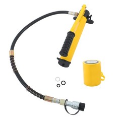 20Ton Hydraulic Cylinder For Jack Low Profile Porta Power Ram Single Acting+Pump