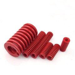 Medium Load Die Mold Spring OD 8mm-40mm TM Red ID 4mm-20mm For Hardware Assembly