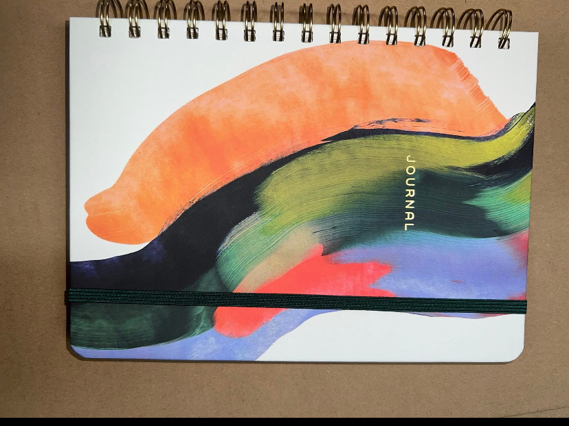 Splash coverd Journal, 240 pages, new from Target 6 in x 8.25 in