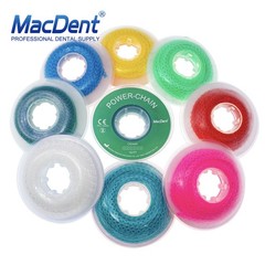 Dental Ortho Elastic Power Chain Rubber Bands Long/Short/Continuous 44 Colors