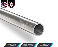 1″ Round Metal Tube – Mild Steel – 14 gauge – ERW – 11″ inch long