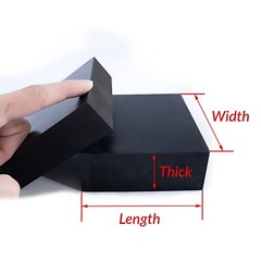 SOLID RUBBER SHEETING VARIOUS SHEET SIZES AVAILABLE X 5MM TO 50MM THICKNESS