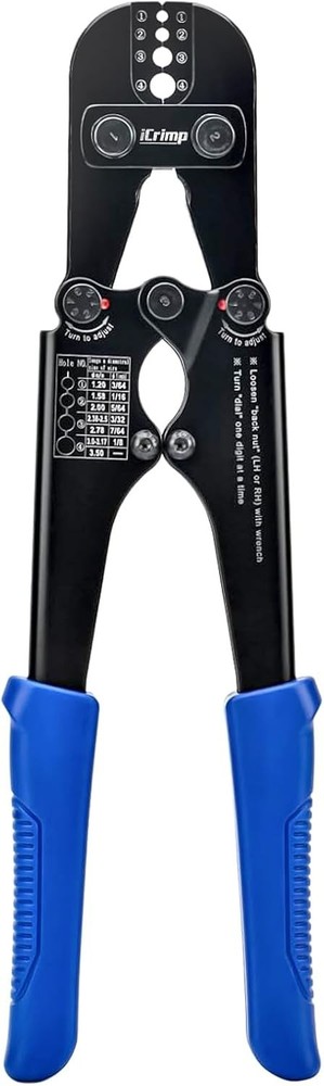 iCrimp 1608M High-Performance Crimping Tool for All Cable Sleeves, Rust-Proof