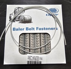 4-1/2 RHTX Clipper Lace Pack for 7″ Baler Belt 10 Lace Strips 35″ Cable per pack