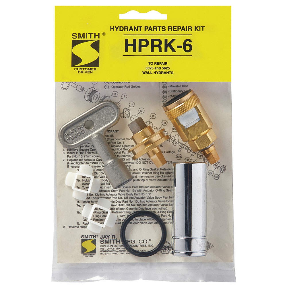 JAY R. SMITH MFG. CO HPRK-6 Hydrant Repair Kit 20RG98