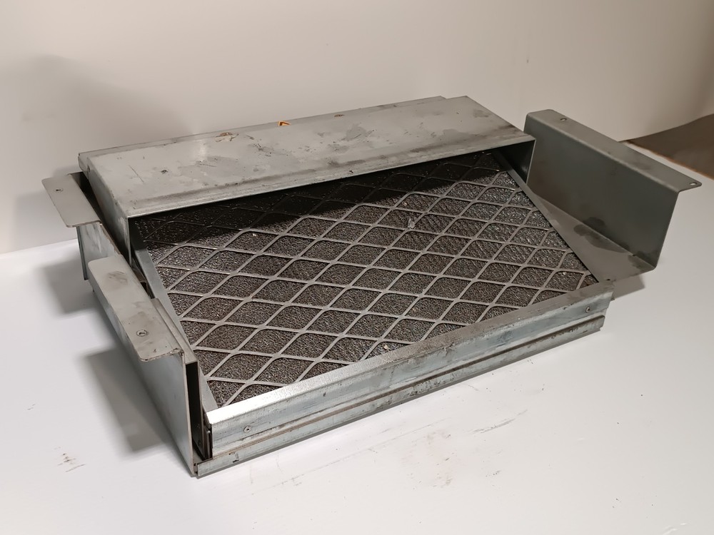 Unbranded air curtain blower module w/ filter, dual ebmpapst 5656S 230V