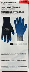 10 Pair Latex Foam Coated Men’s Work Gloves Size M L XL