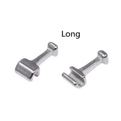 100pcs Dental Orthodontic Sliding Crimpable Hook Open Surgical Hooks Long Type