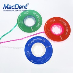 Dental Ortho Elastic Power Chain Rubber Bands Long/Short/Continuous 44 Colors