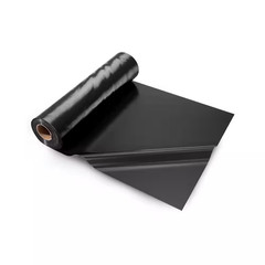 10 Mil Plastic Sheeting, Heavy Duty 20 X 100 Ft. Black Roll, Polyethylene Tarp f