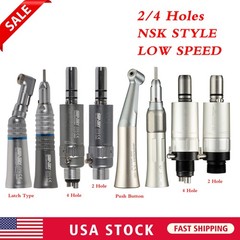 NSK Style Dental Low Slow Speed Handpiece Straight/Contra Angle/ Air Motor 2/4H