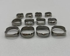 Dental Orthodontic 1st Plain Molar Bands Buccal Tubes Cleats Roth 022 #29-44+