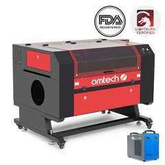 OMTech 80W 20×28 CO2 Laser Engraving Cutting Machine with CW-5200 Water Chiller