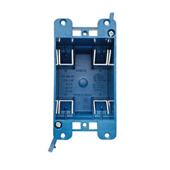 10-Pack 1-Gang Electric Outlet/Switch Box Old Work Remodel ETL 14 Cu In PVC Blue