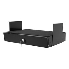 Sliding Under Desk Storage Drawer Pull-out Drawer W/Computer Pad For Stand Desk