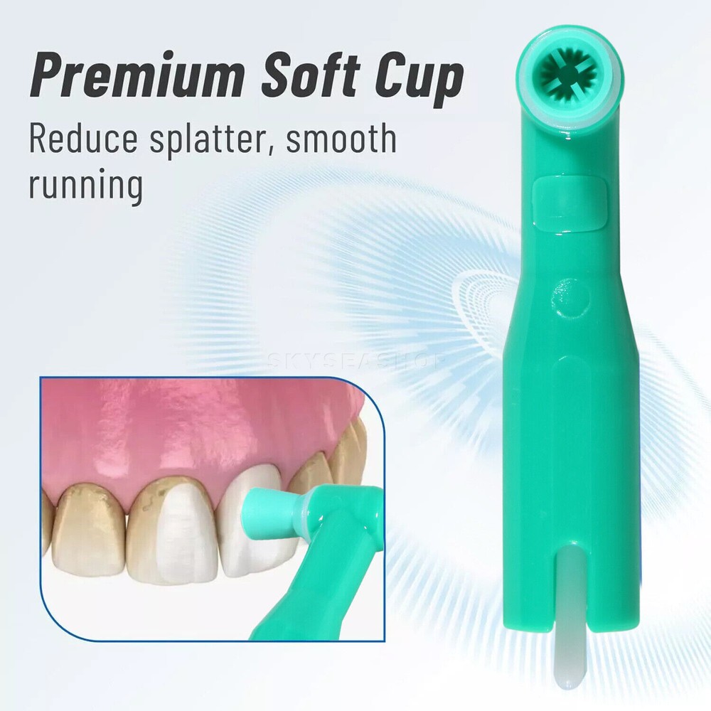 Dental Hygiene 4:1 Prophy Handpiece Straight Nose Cone 2 Holes 4 Holes Air Motor