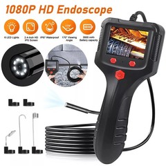 1080P HD LED Handheld Industrial Endoscope 8mm Borescope Snake Camera Inspection