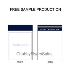 (100) CUSTOM POLY MAILERS • ENVELOPES BAGS (PRINTED LOGO) PINK, WHITE, BLACK…