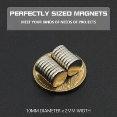 200PCS N35 Strong Neodymium Magnets Round Disc NdFeB Permanent Rare Earth Magnet