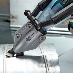 Malco TurboShear Heavy Duty Sheet Metal Cutting Drill Attachment with Case