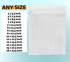 ANY SIZE Bubble Out Bags Wrap Bubble Pouches Padded Bags Self Seal MADE IN USA