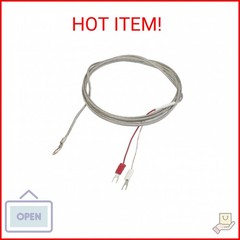 uxcell 40-400C 7.8mm Probe Ring K Type Thermocouple Temperature Sensor