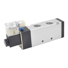 4V410-15 110V AC Pneumatic Air Solenoid Vlave 5 Ports 2 Position 1/2″ Thread