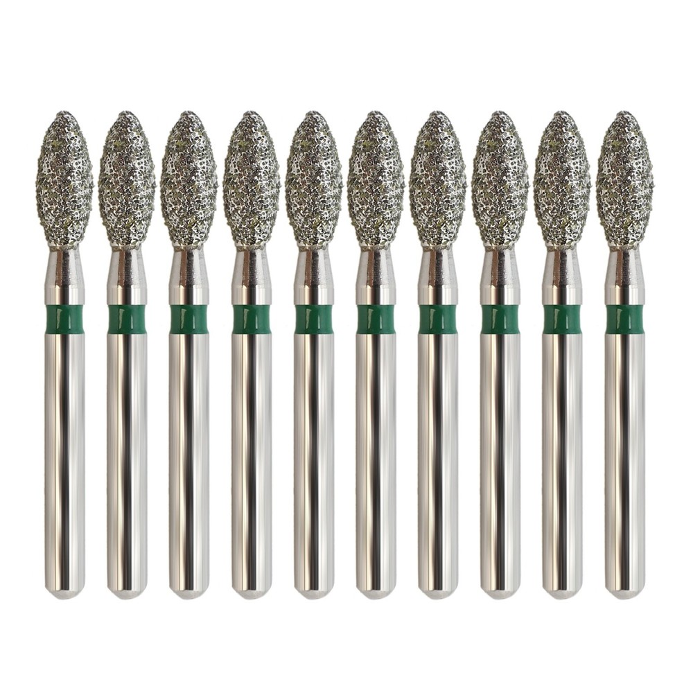Multi-Use Dental Football Diamond Burs Egg 368/023C Coarse Grit Friction Grip