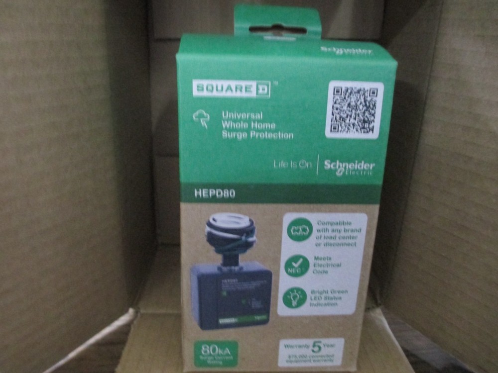 Square D Schneider Electric HEPD80 Whole Home Surge Protective Device