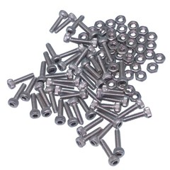 Hex Socket Screw Bolt Knurling DIN912 Stainless Steel Nut M1.4~M2.5