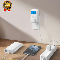 Watt Meter Plug with Backlight, Plug-In Socket Power Meter Electricity Usage Mon