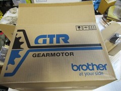 Brother Gear Motor 115AC HF18R080-BPRE1NX 1/20 HP 80:1 Ratio Reversible NEW