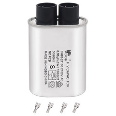 Tnisesm Microwave Capacitor 0.95Uf 2100V, High Voltage Capacitor 1/4″ Standard T