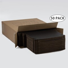 SUNLPH 50 Pack 7x5x1 Inches Small Shipping Boxes, Black 7x5x1,