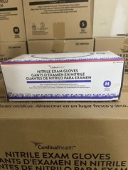 Cardinal Health nitrile exam gloves size Medium 2500 per case