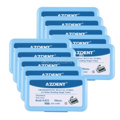 50Sets Tubos bucales ortodoncia dental 1er molar Adhesivo Roth 022 monobloque