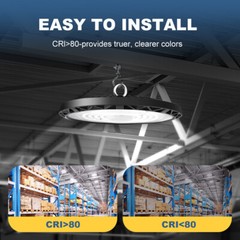 10x 100W UFO Led High Bay Light Industrial Commercial Factory Warehouse 90-277V