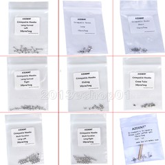 10Type Dental Orthodontic Crimpable Hooks Sliding/Spiral Cross/Double Tube Stops