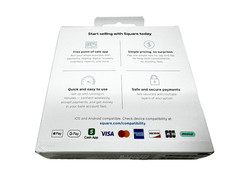 New Square Card Reader for Contactless and Chip 2nd Generation White