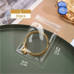 Transparent Jewelry Zipper Bags Rustproof Self-Sealing Waterproof Plastic Pouch