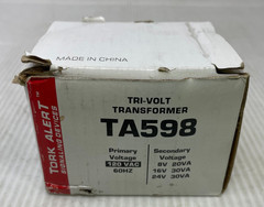 Tork Alert Signaling Devices Tri-Volt Transformer TA598 120VAC