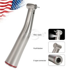 1:5 Increasing Fiber Optic Contra Angle Handpiece Push Button Abdent Dental NEW