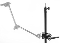 PHOCUS Super Clamp with Standard 5/8″ Stud for Photography Studio Video Black