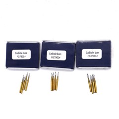 10 Pcs Dental Tungsten STEEL carbide trimming & finishing burs FG7901 7902 7903
