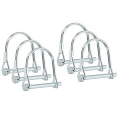 PATIKIL Trailer Coupler Pin 3/16×15/8×1.38″D*L*IW, 6 Pcs Wire Lock Pin Safety…