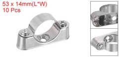 10Pcs Pipe Support Pipe Bracket Clamp Wall Mount Ceiling Mount for 25mm Pipe