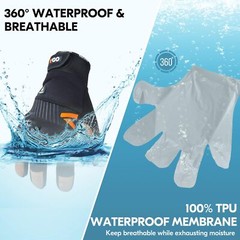 0c/32f Winter Pig Leather Work Gloves Cold Weather Waterproof Safety Work Gloves