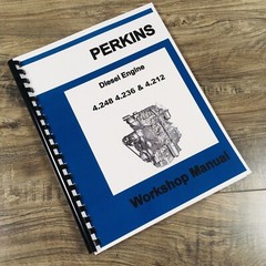 Perkins 4.248 4.236 4.212 Diesel Engine Service Manual Repair Shop Technical