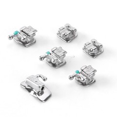 AZDENT Dental Ortho SelfLigating Brackets Braces Metal Mini Roth.022 Hooks 345