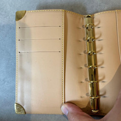 Louis Vuitton Monogram Multicolor Notebook Cover R20896 White Planner Cover Auth